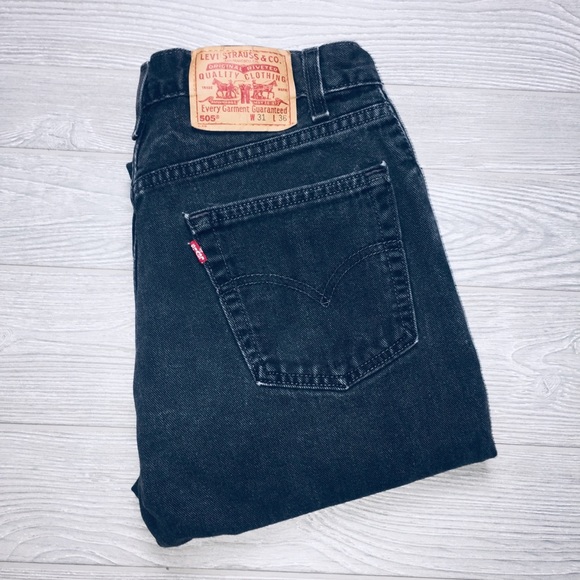 Levi's Other - Vintage Levi's 505 black wash denim jeans